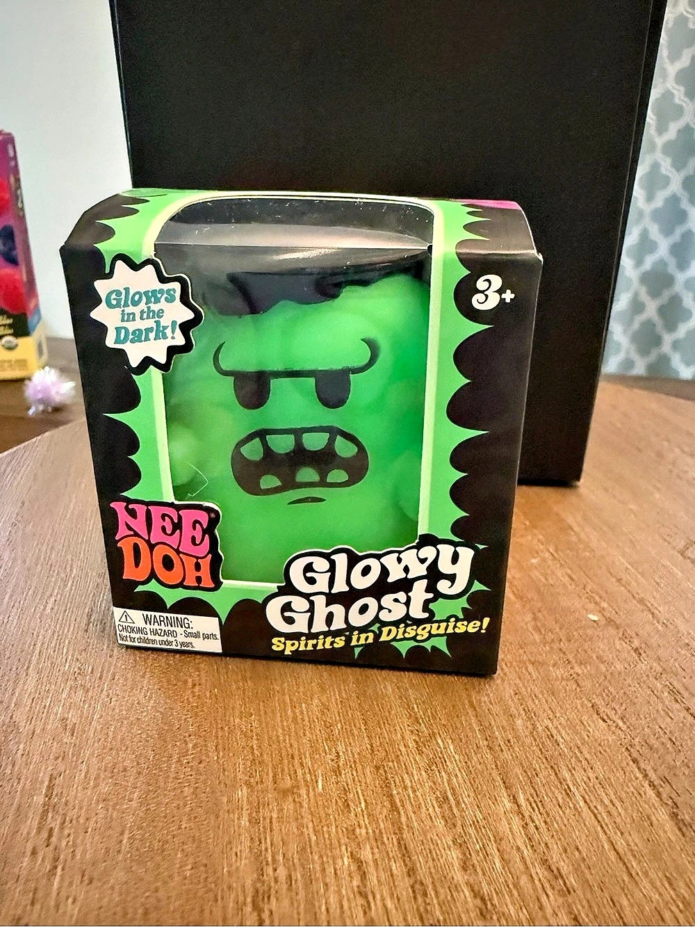 Needoh Glowy Ghost - green angry guy!